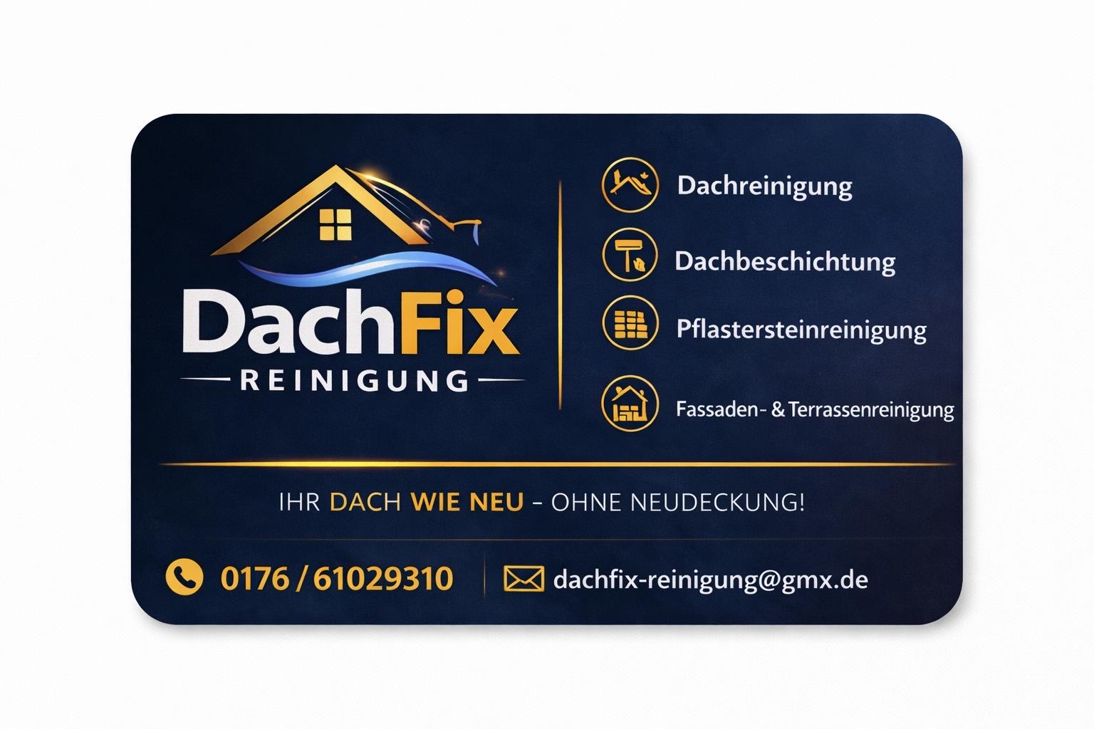 DachFix Reinigung Kontaktkarte